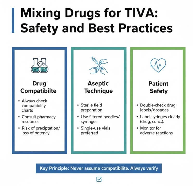 mixing drugs for TIVA